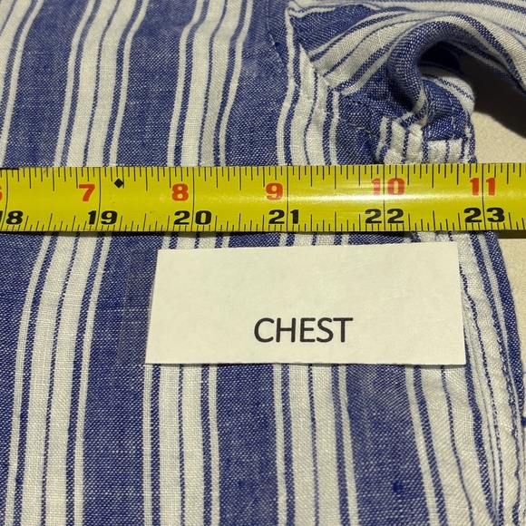 J Crew Womens Baird McNutt Irish Linen Long sleeve Button Up Shirt 12 Relaxed - Picture 8 of 9